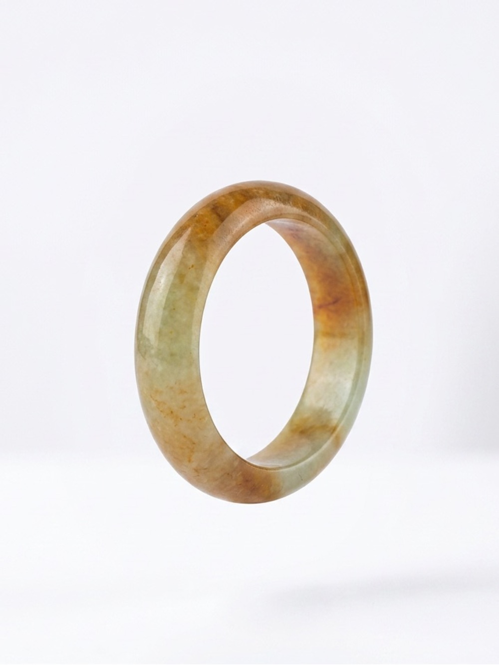 Natural Jadeite honey Jade or Burmese Jadeite Ring size 8
